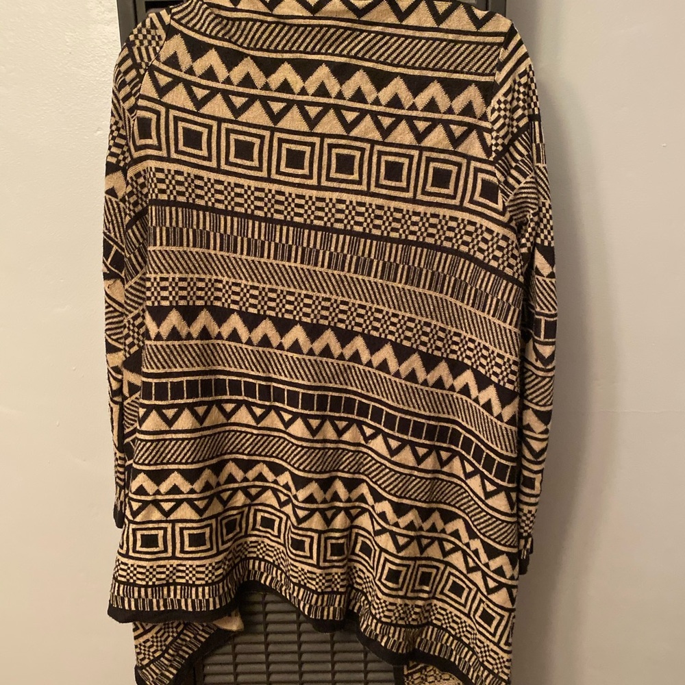 Thin Tan/Black Medium Cardigan